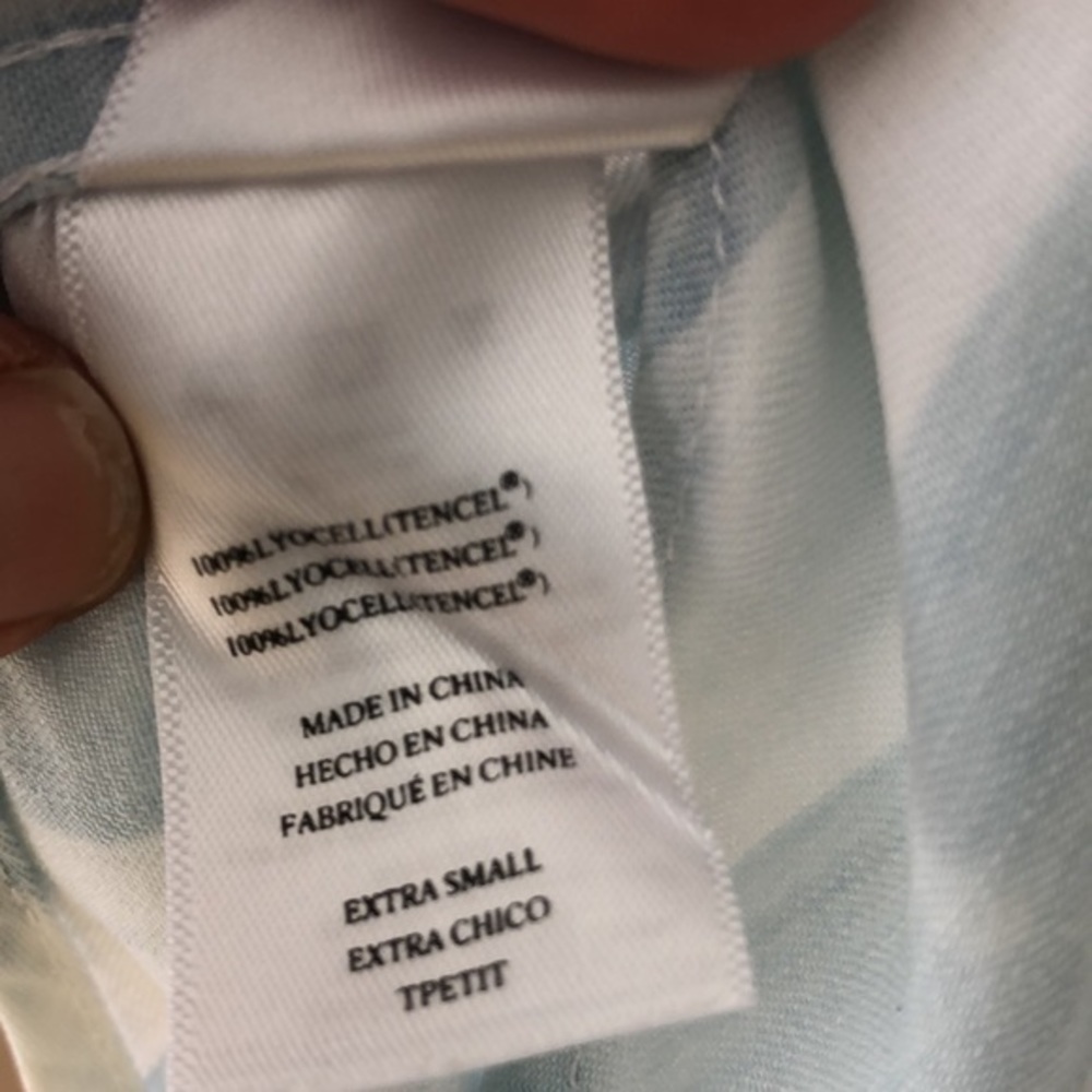 Rails Uli Block Stripe Lace Up Shirt Tunic Top Xs - image 6